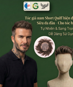 Tóc giả nam Short Quiff cho tóc hói